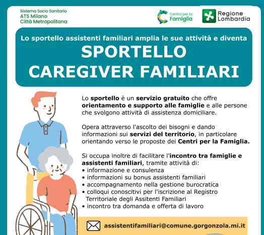 Lo Sportello Assistenti Familiari si amplia e diventa Sportello Caregiver&nbsp;Familiari